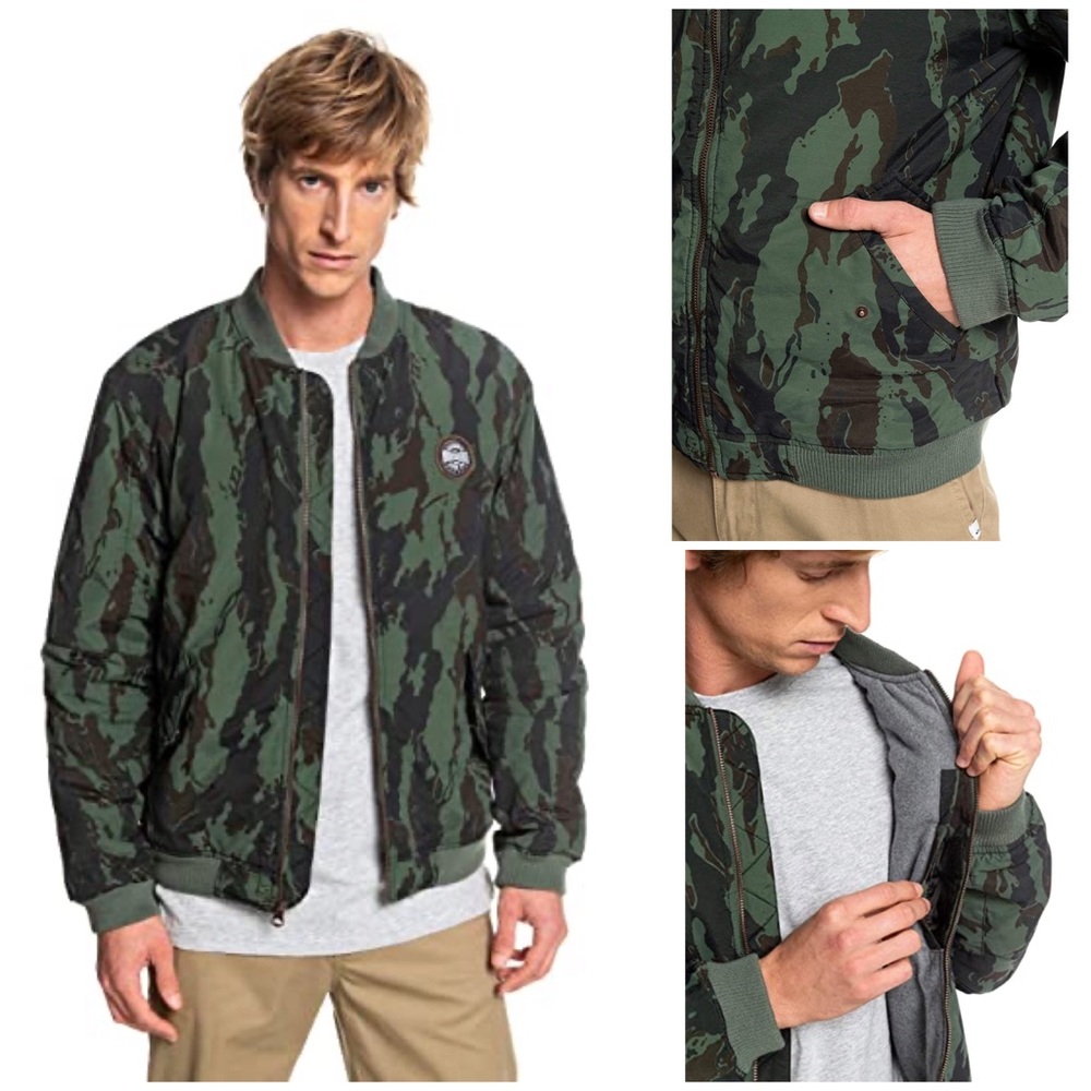 Quiksilver ‘Hakata Bay II’ Bomber Jacket - Picture 1 of 9